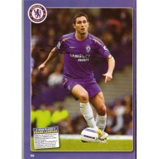 Signed picture of Frank Lampard the Chelsea footballer.